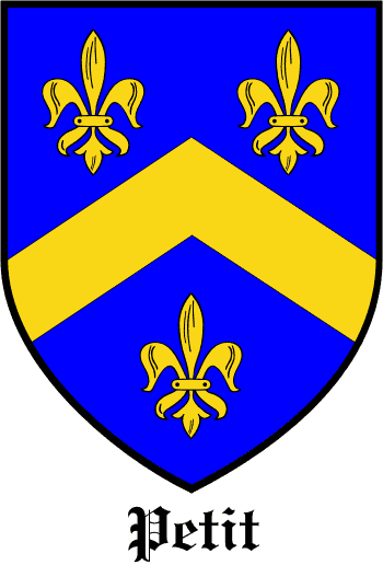 PETIT family crest